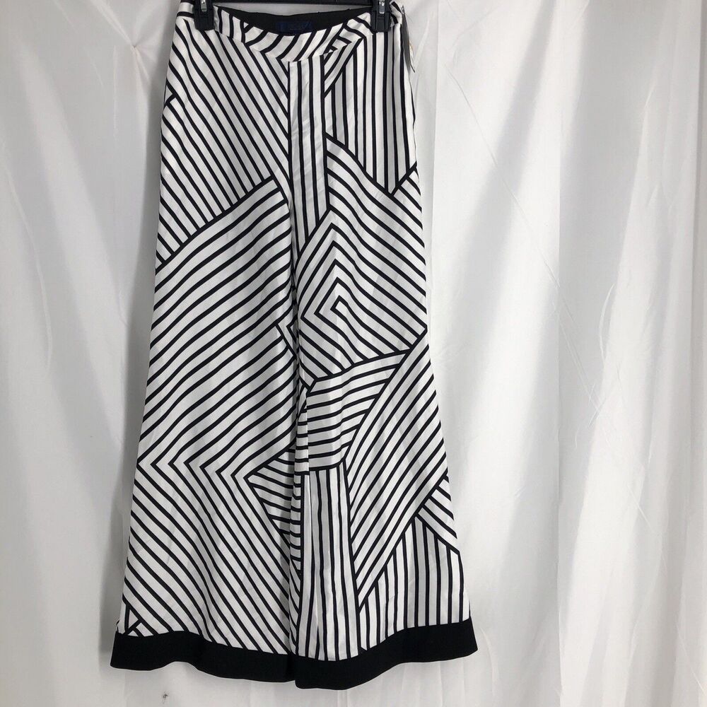 Rachel Roy Womens Printed Casual Wide Leg Pants Size Small